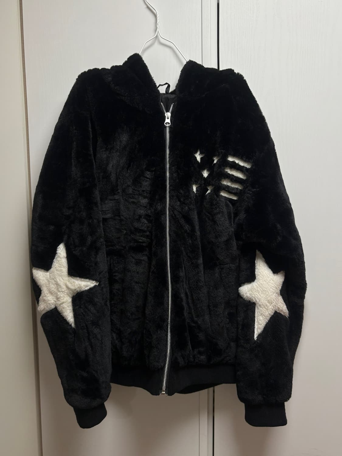 성조기 후드 퍼 자켓 집업 상품이미지1