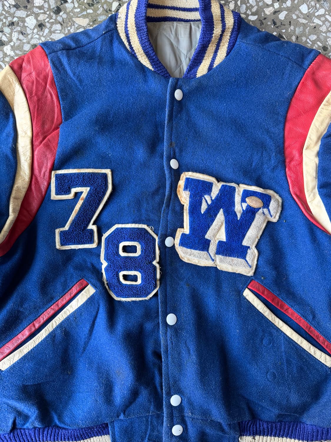 빈티지 바시티 자켓 상품이미지3