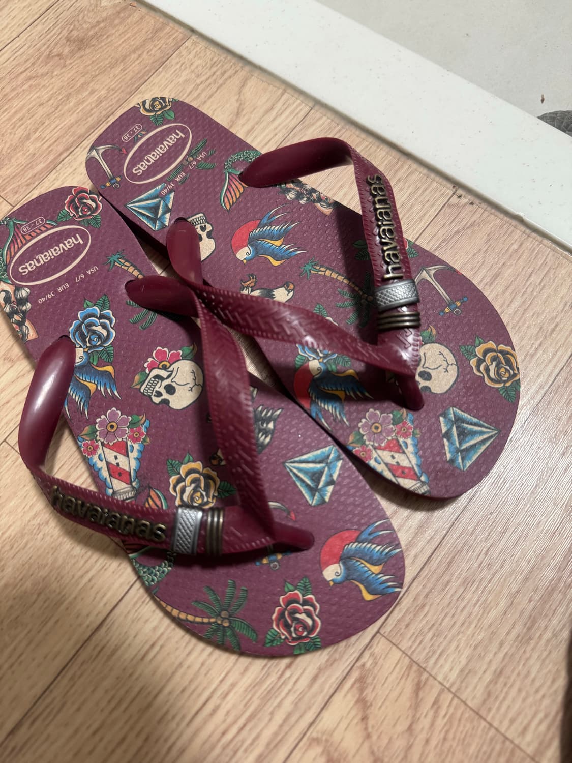 하바이아니스 버건디 링 쪼리 상품이미지2