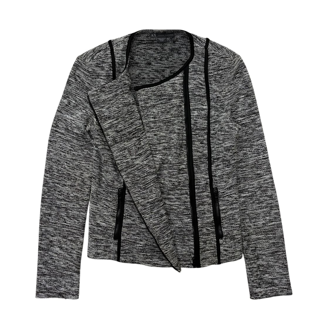 Armani exchange 아르마니 익스체인지 논카라 라이더 자켓 상품이미지4