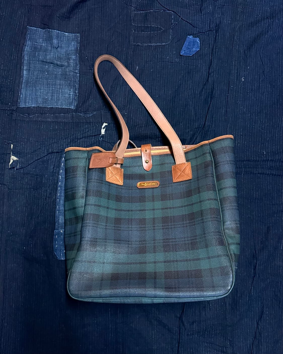 폴로 랄프로렌 블랙와치 토트백 상품이미지1