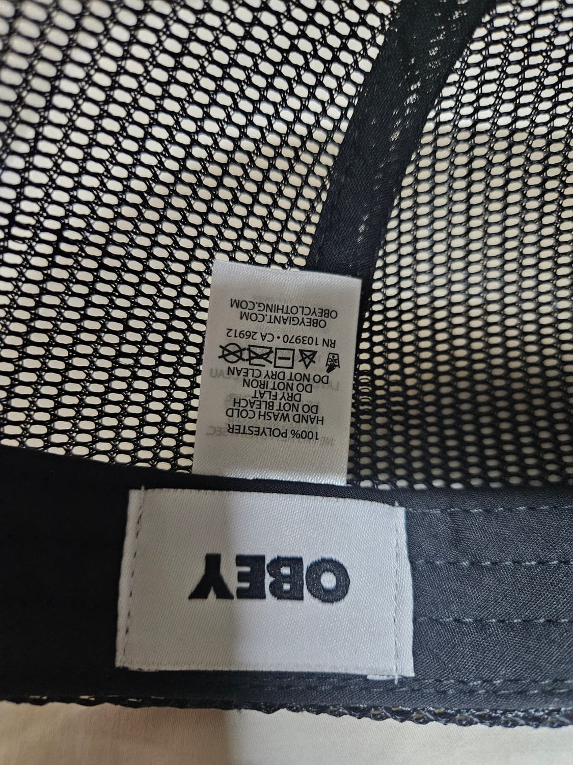 Obey 블랙 메쉬캡 상품이미지3