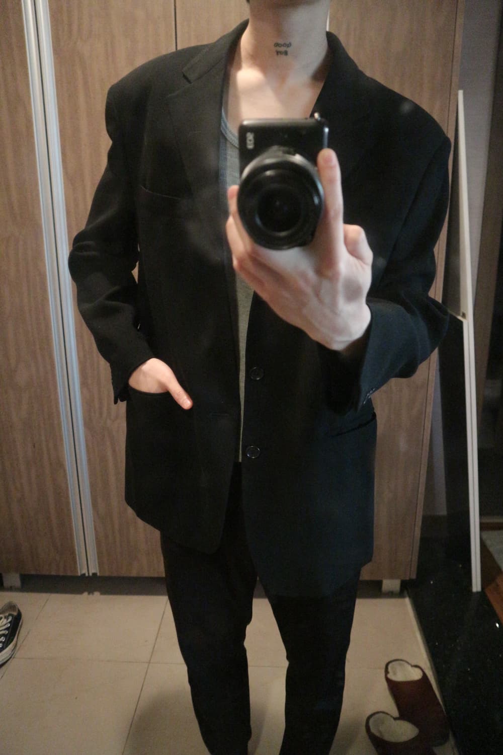 빈티지 블레이저 정장 자켓 상품이미지1