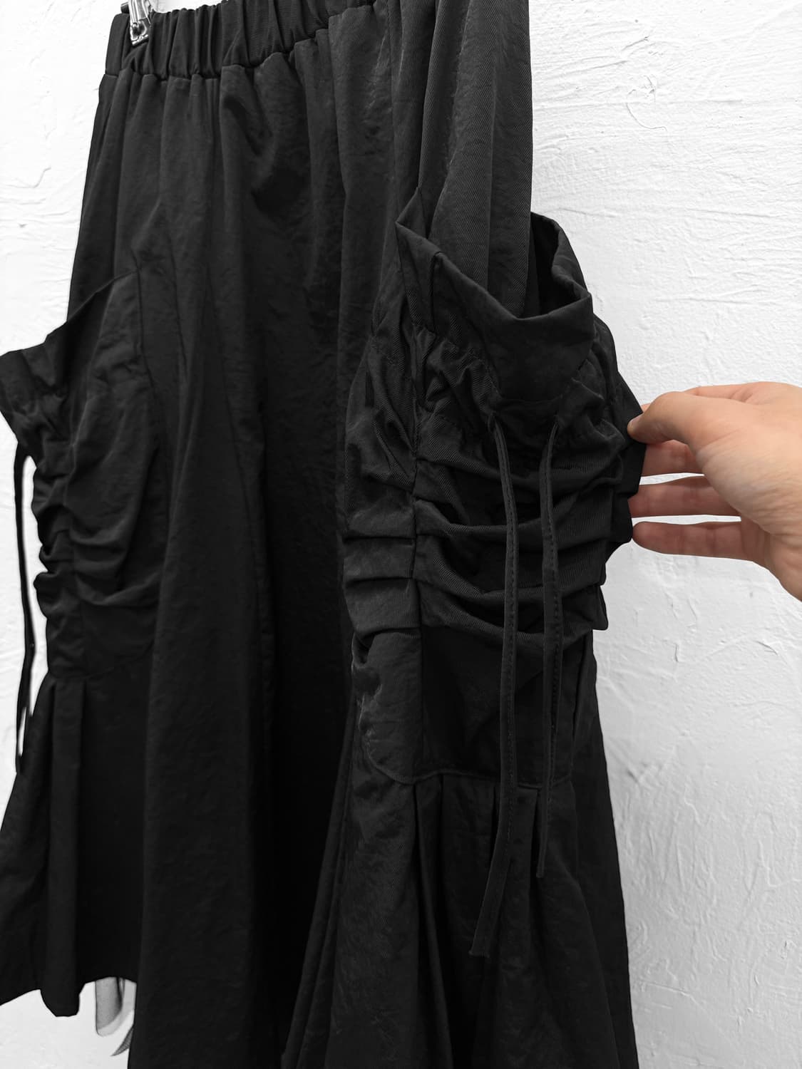 aneel.k 레이어드 샤 카고 스커트 상품이미지2