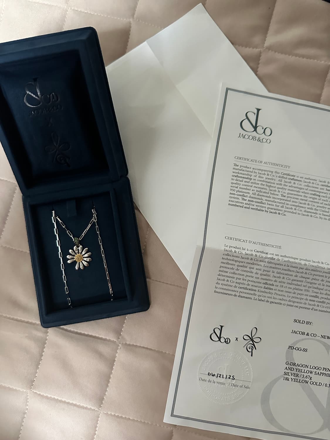 지드래곤 제이앤콥 목걸이 상품이미지1