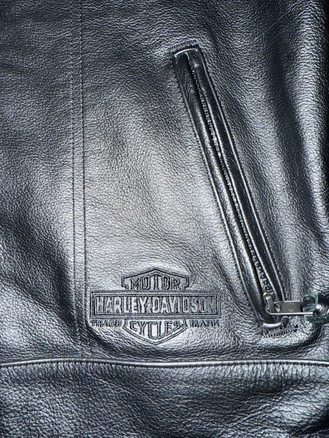 할리데이비슨 소가죽 베스트 상품이미지3