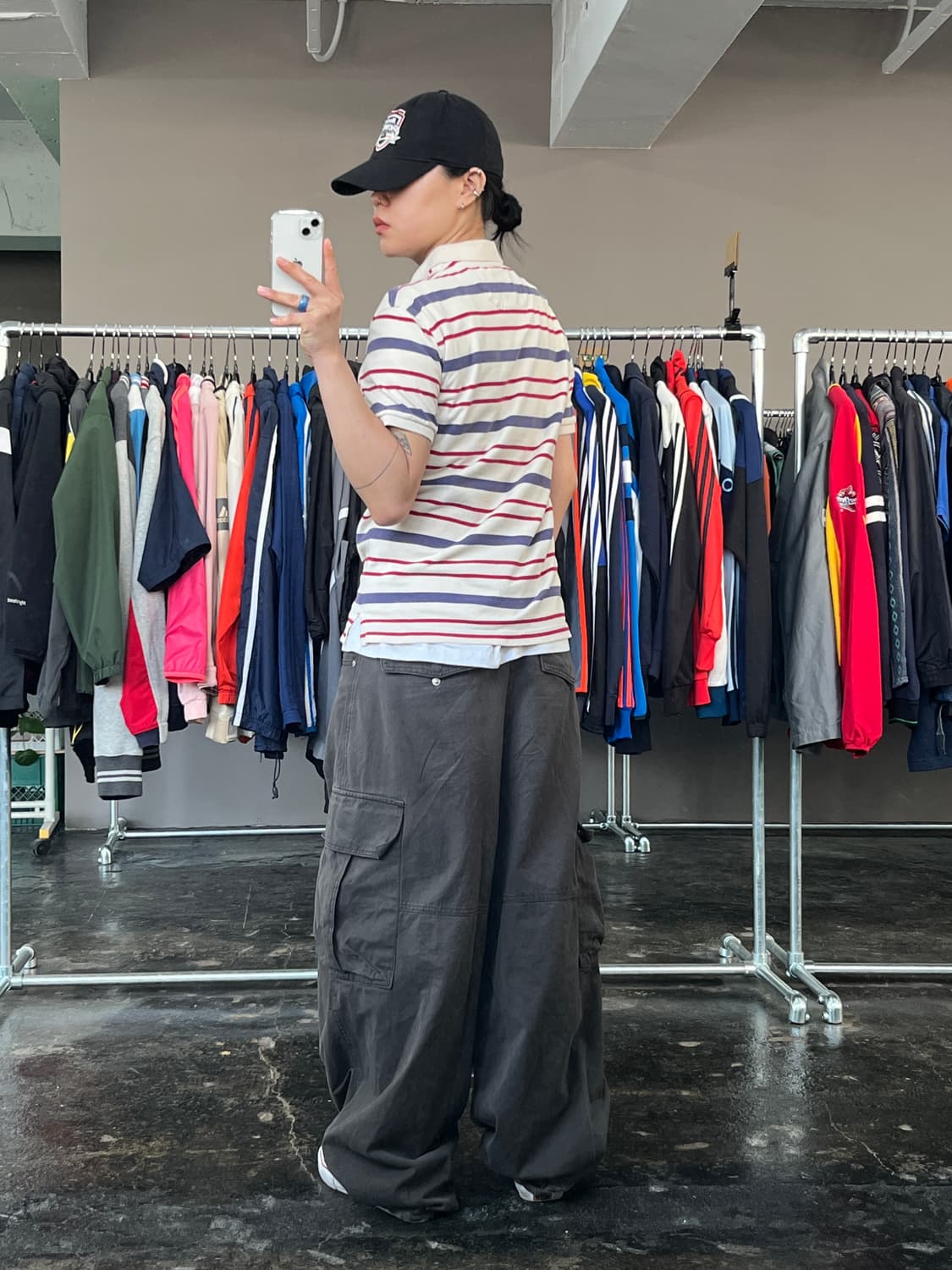 LEVI'S 스트라이프 카라 반팔 티셔츠 상품이미지5