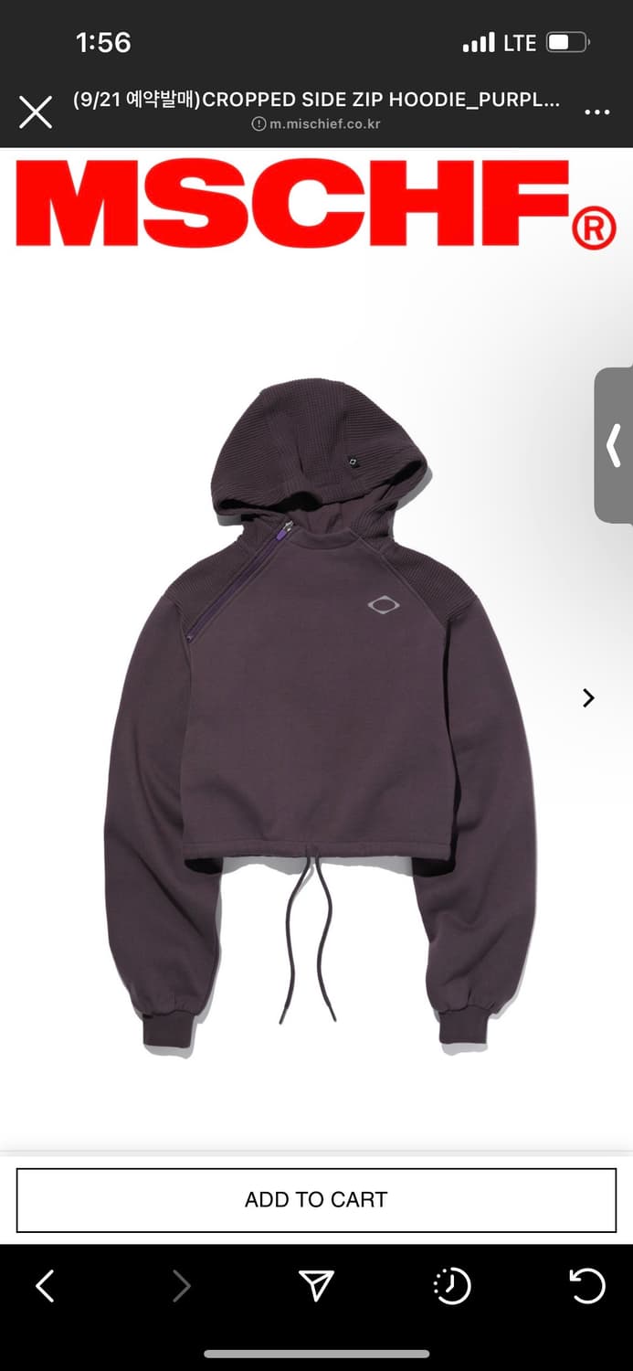 (새상품) 미스치프 후드티 상품이미지1