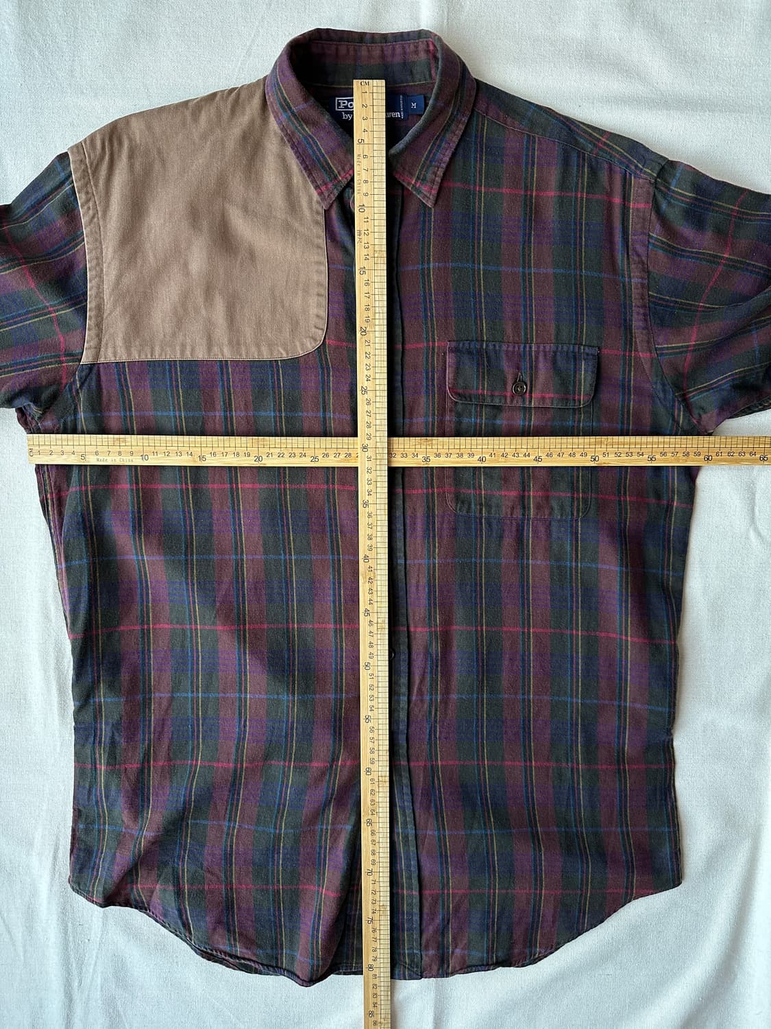 폴로 랄프로렌 헌팅 체크셔츠 M (숄더 엘보우 패치) 상품이미지9