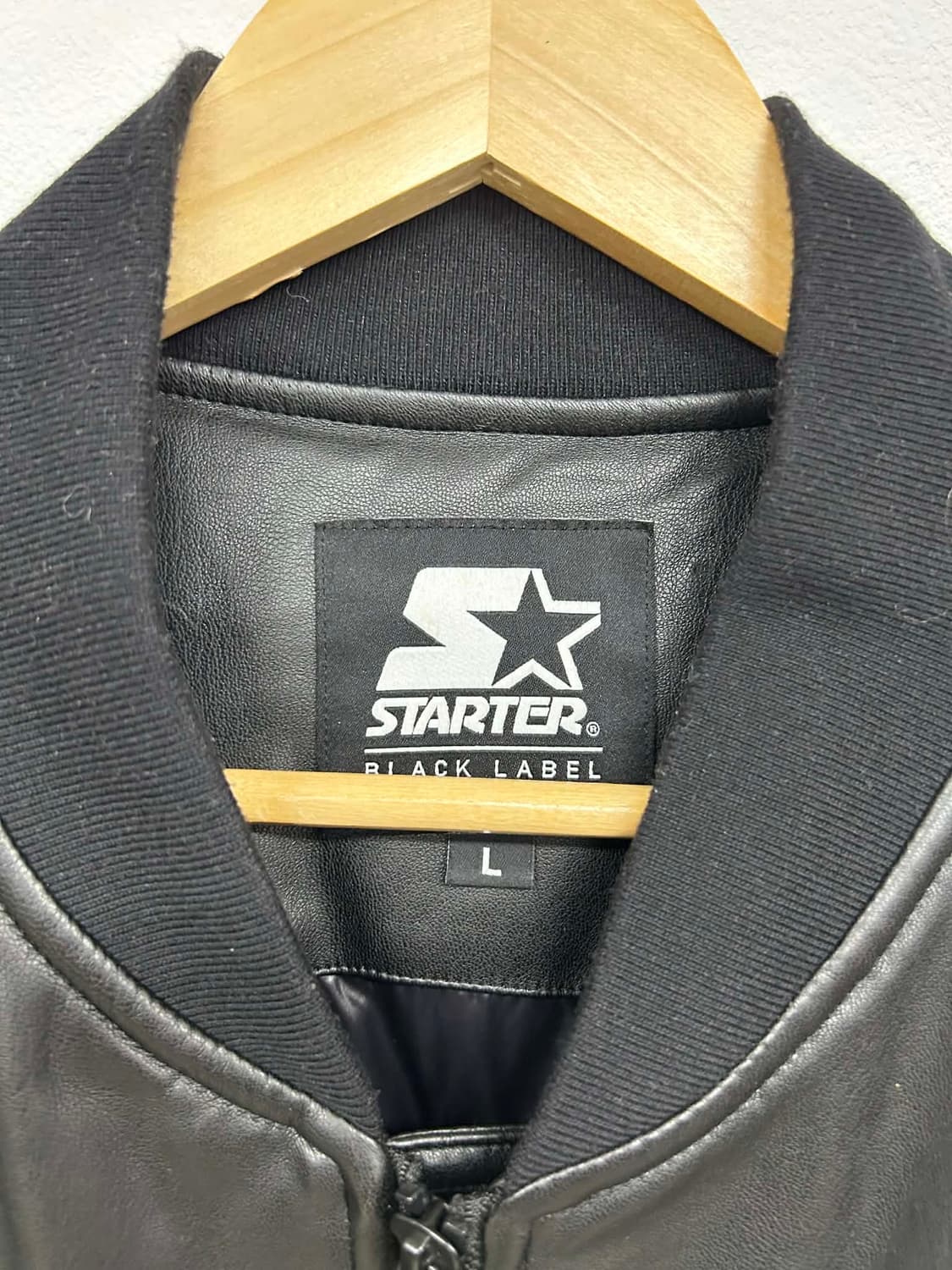 [L] 스타터 레더 다운 ma-1 봄버 자켓 상품이미지4