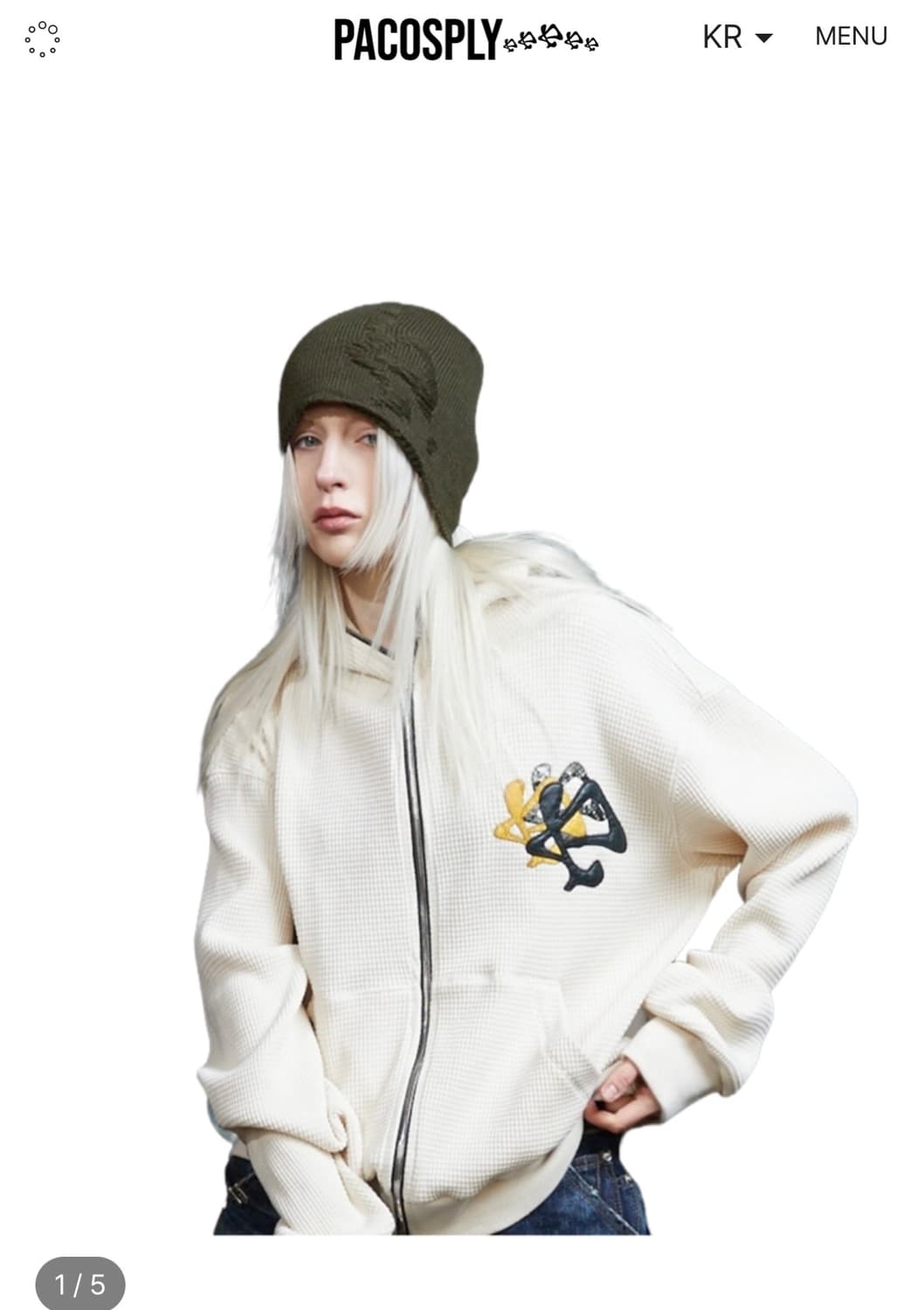 Pacosply SIREN SCANDAL ZIP UP HOODIE 상품이미지1