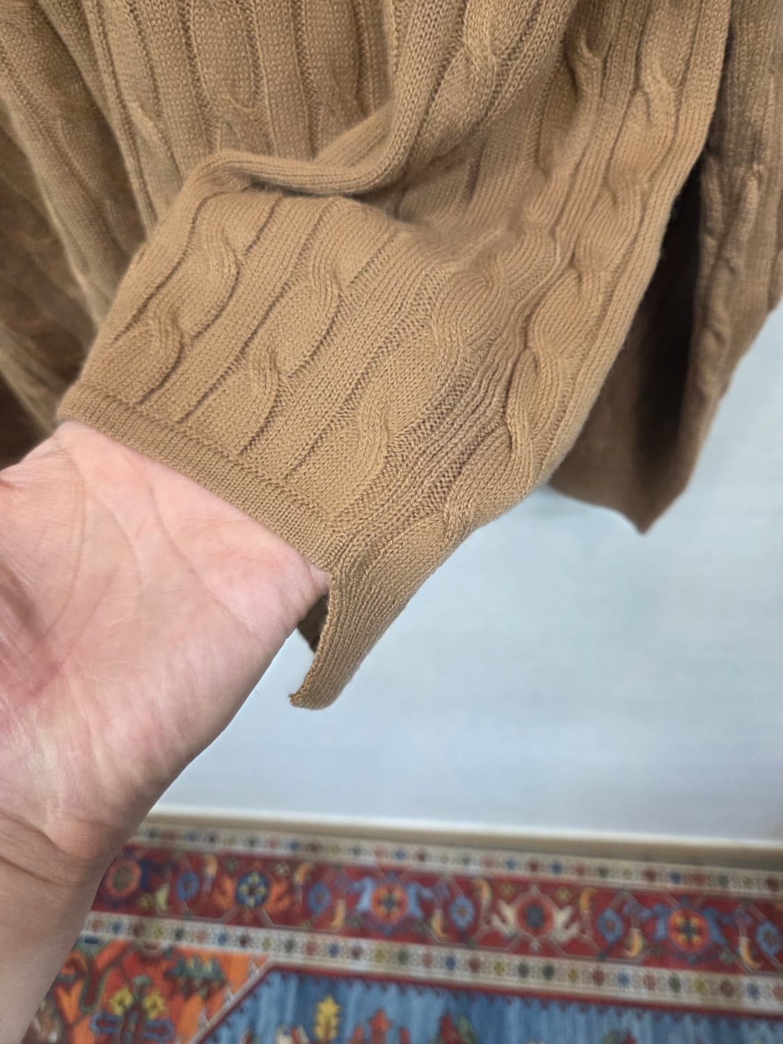 폴로랄프로렌 케이블 카라니트 sp 상품이미지5