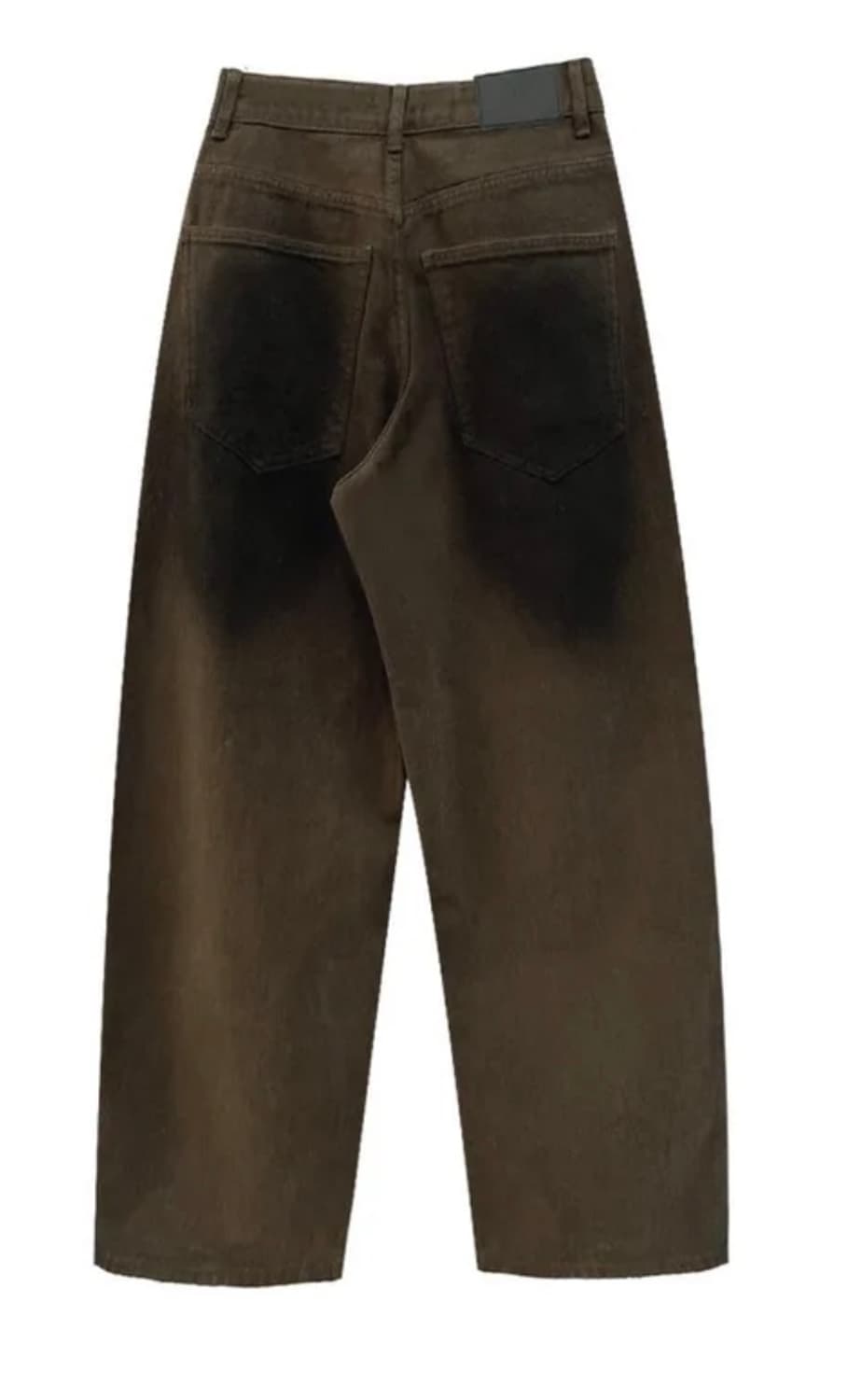 블랙 브라운 워싱팬츠 상품이미지2