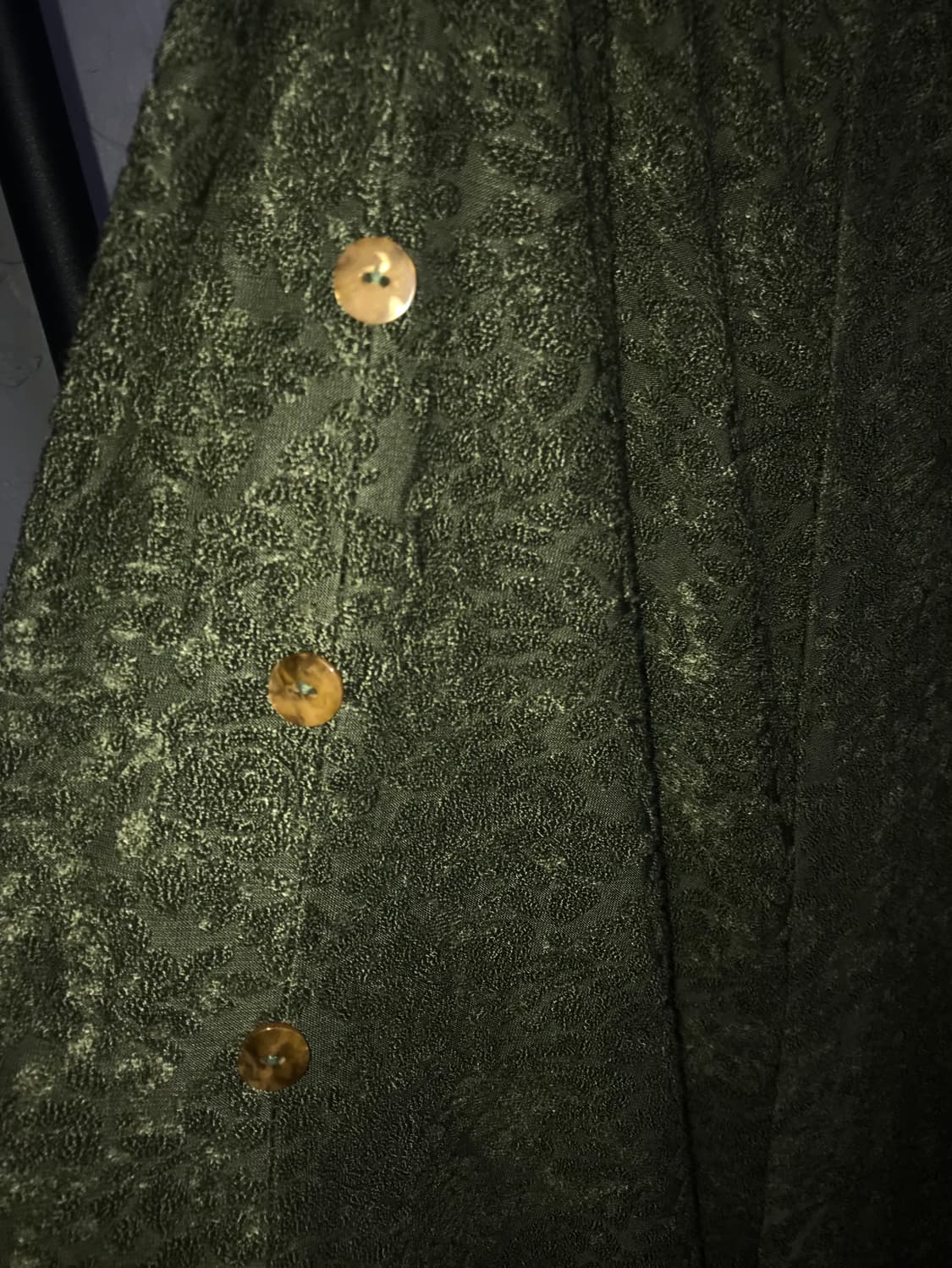 Flower pattern khaki vintage skirt 상품이미지8