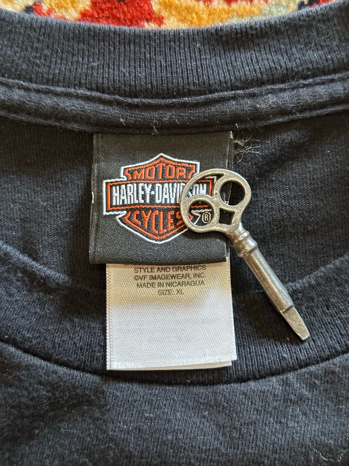  00s 할리데이비슨 "Twin Flame Eagle" - XL 상품이미지3
