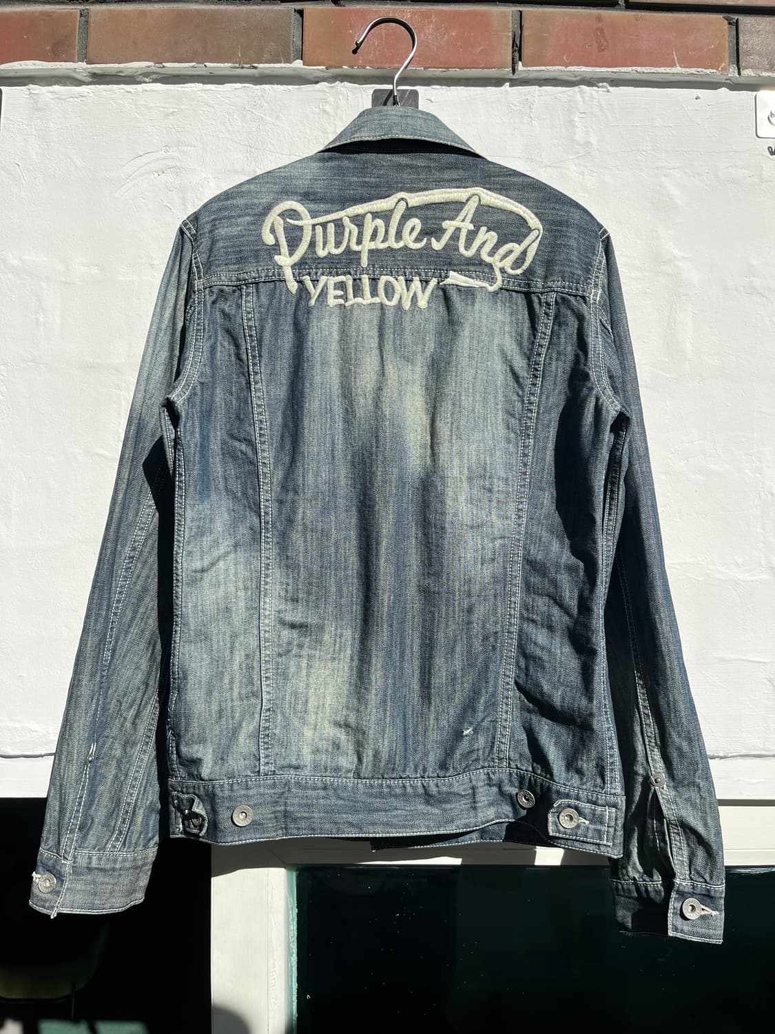 Purple&Yellow 데님 라이트 자켓 M 상품이미지9