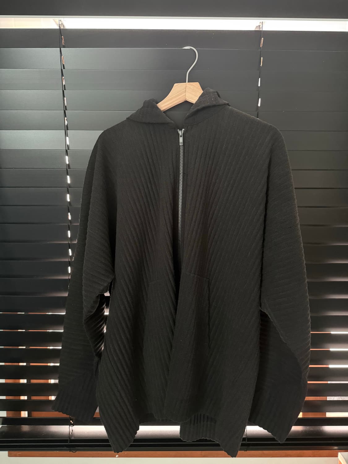 옴므플리세 후드집업 브라운 상품이미지1