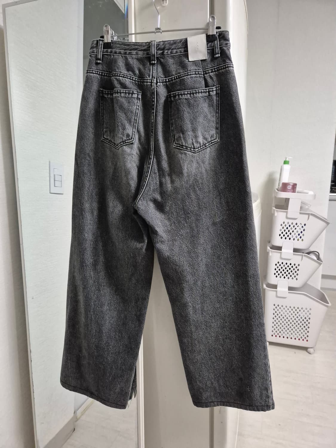 OOTJ 흑청 데님 청바 상품이미지5