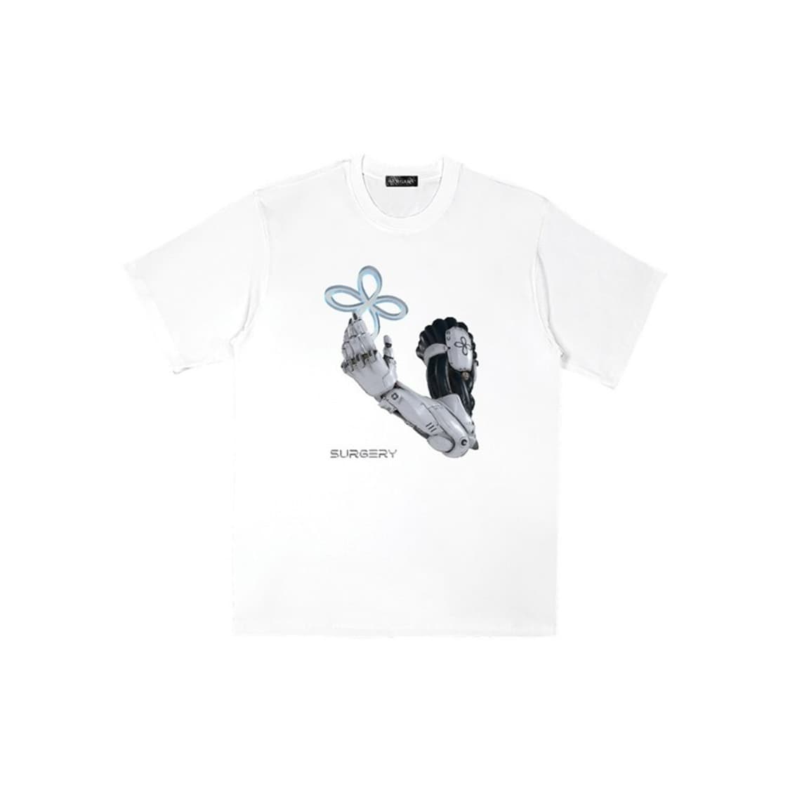 SURGERY 써저리 CYBORG ARM T-SHIRTS 화이트 L 상품이미지3
