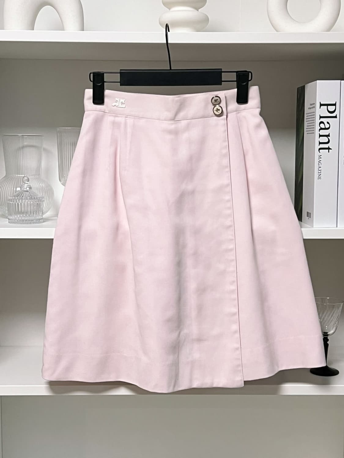 courreges / 꾸레쥬 핑크 치마바지 상품이미지5