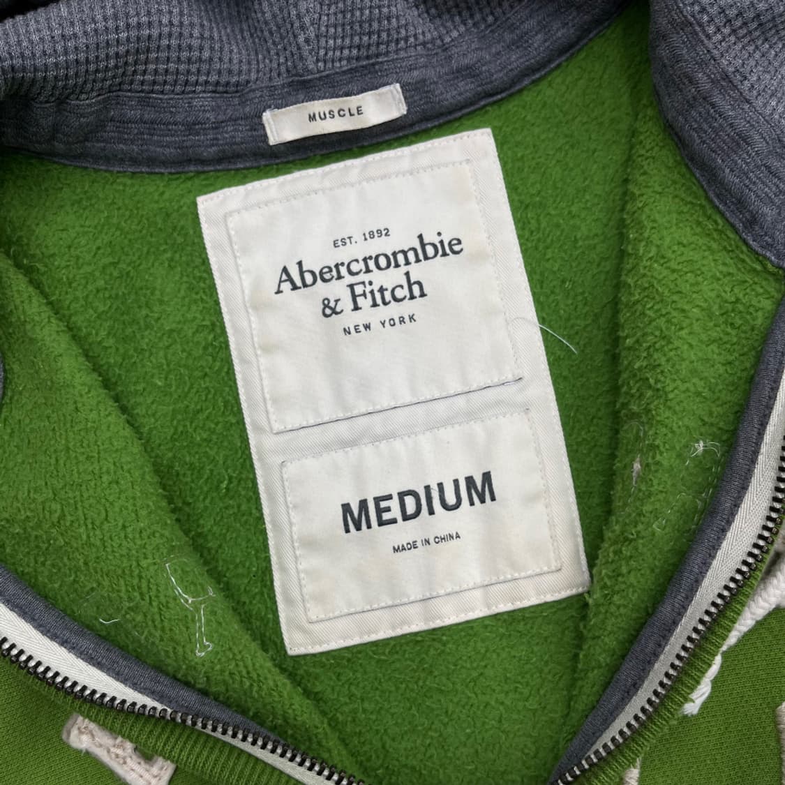 아베크롬비 말차맛 후드 집업 M 상품이미지5