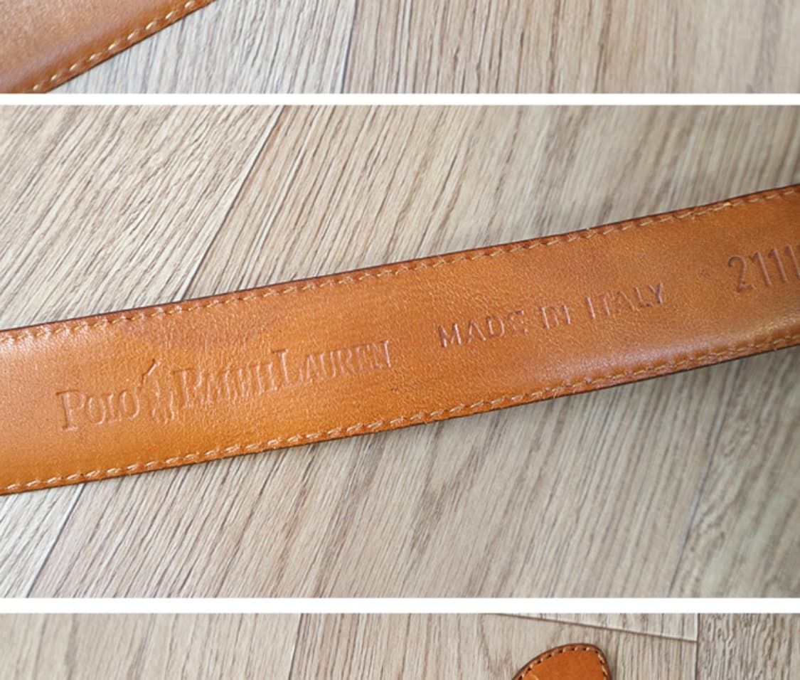 이태리 메이드 POLO ralph rauren 폴로 랄프로렌 가죽 벨트  상품이미지6