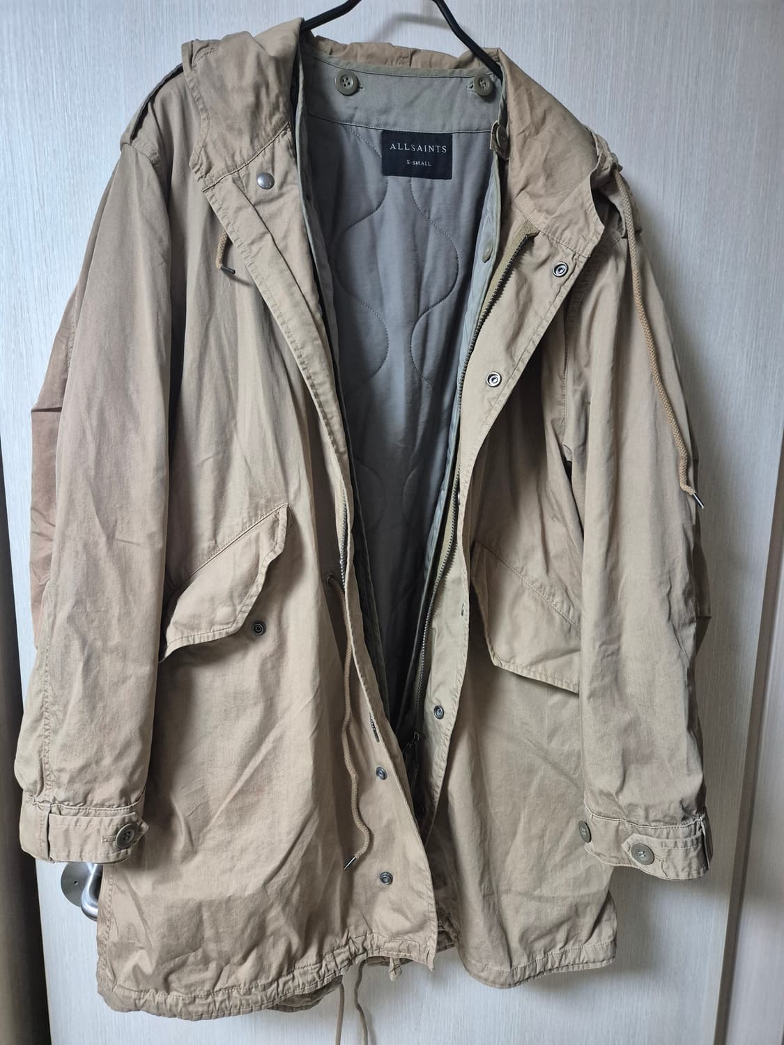 올세인츠 야상 m65 야상 누빔패딩 후드야상 95 상품이미지3