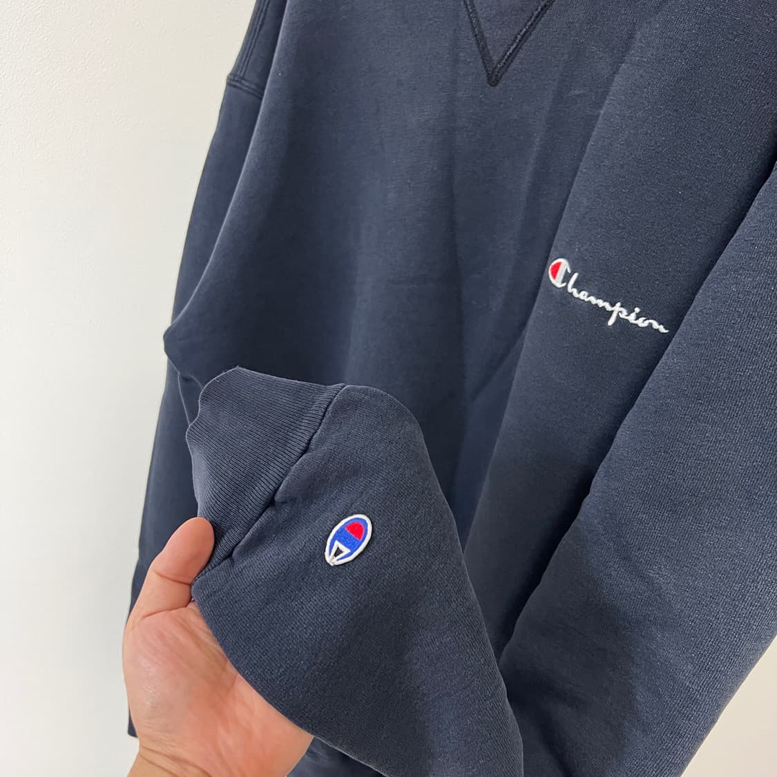챔피온 80s USA 빈티지 스웻 맨투맨 네이비 상품이미지9