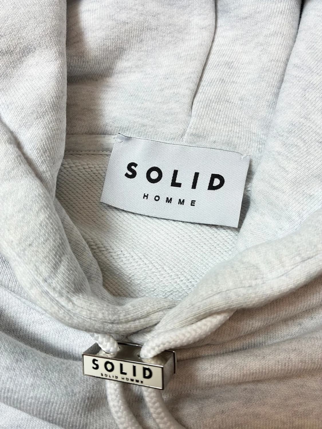 솔리드옴므 22ss 사이드 스냅 헤비코튼 후드티 PN8997 상품이미지6