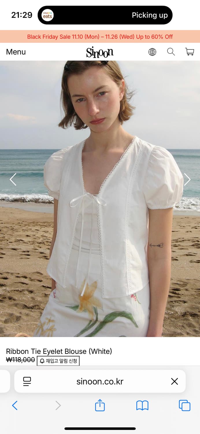 Sinoon 블라우스 상품이미지4