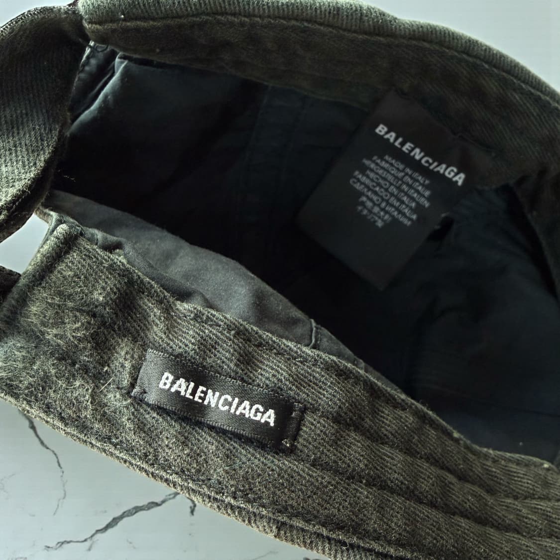 L(59)/ 발렌시아가 파리타워 워싱 볼캡 상품이미지7