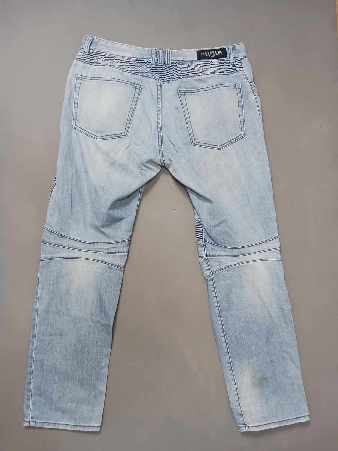 [36] 발망 연청 바이커진 청바지 상품이미지7