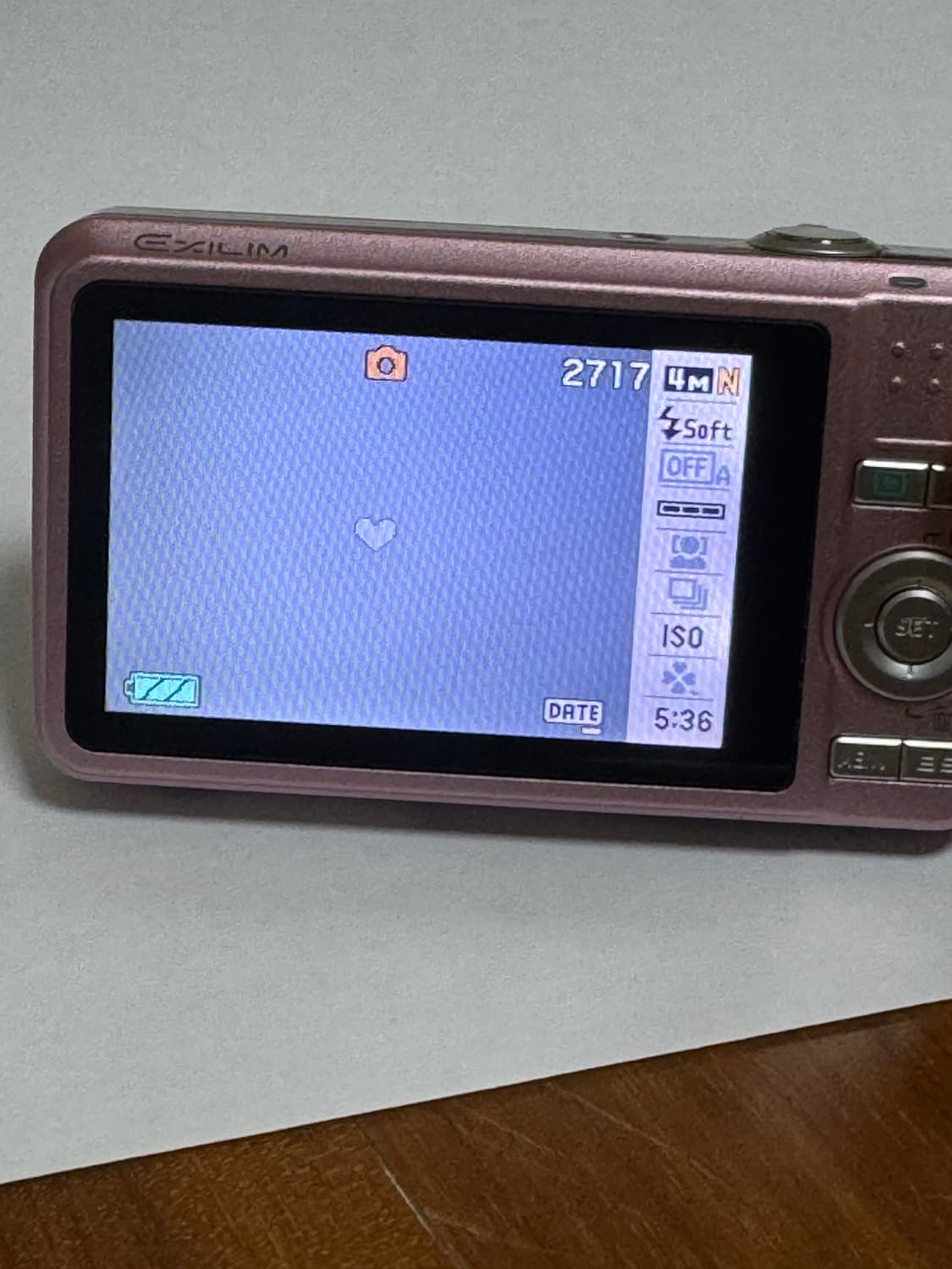 카시오 엑슬림 EX-85 딸기우유색(상태좋음,작례O) 상품이미지5