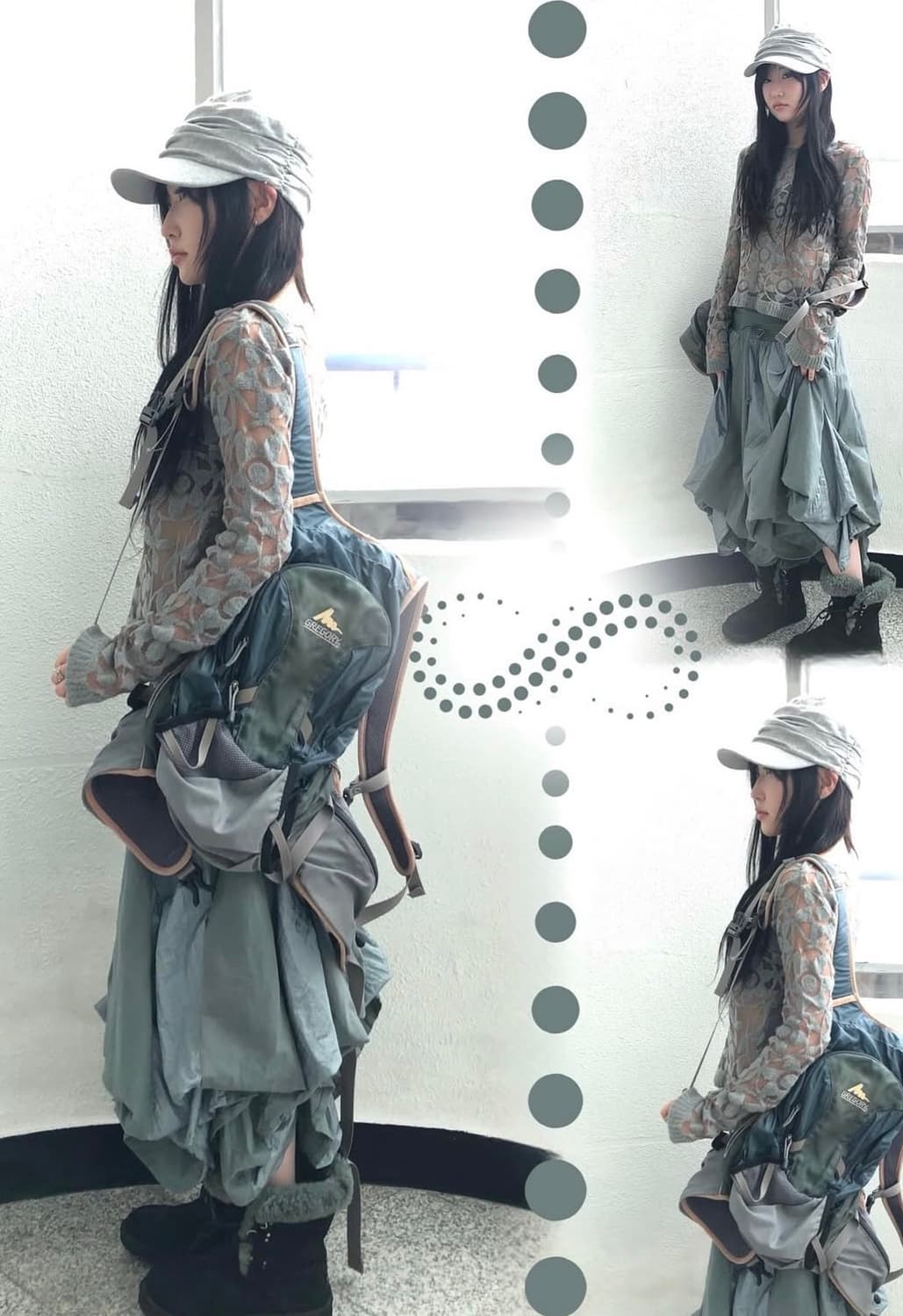 파우닝133 아카이브 빈티지 그레고리 백팩 상품이미지2