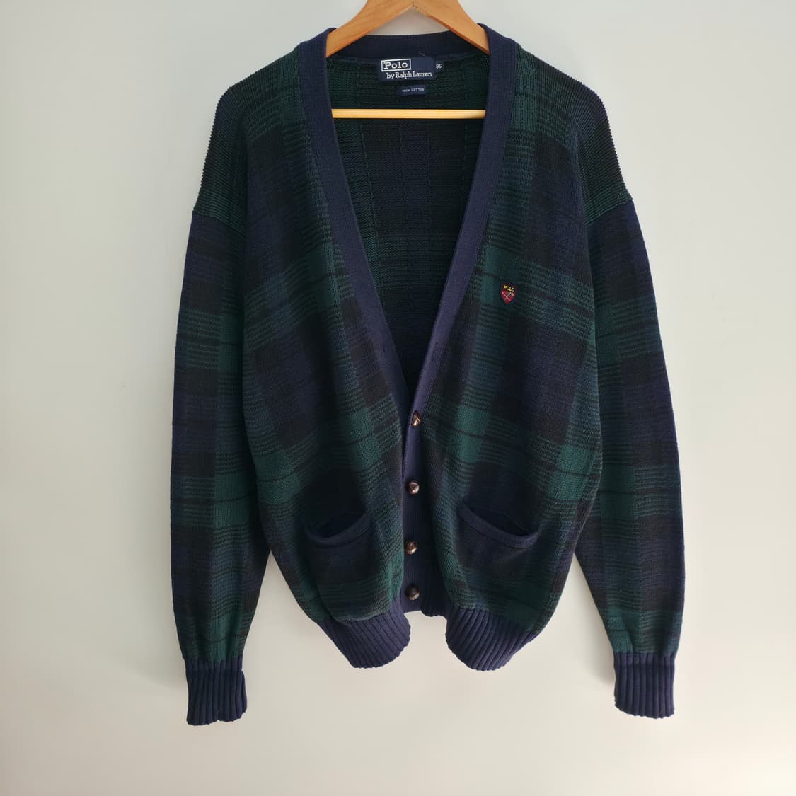 [XL] 폴로 랄프로렌 체크 가디건 상품이미지1