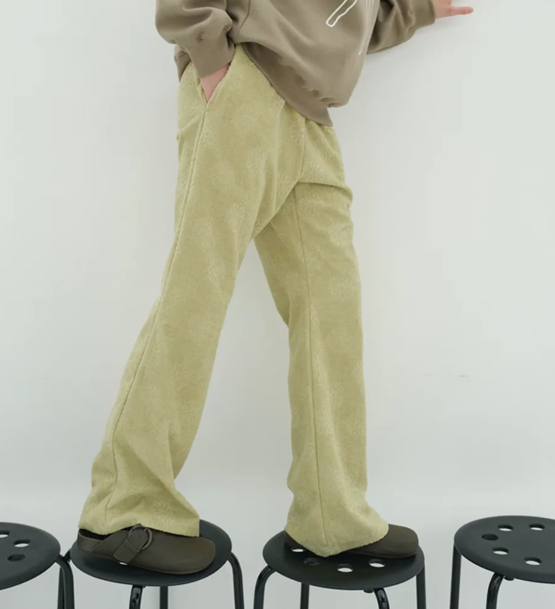 엔조블루스 테리플라워밴딩팬츠 상품이미지1