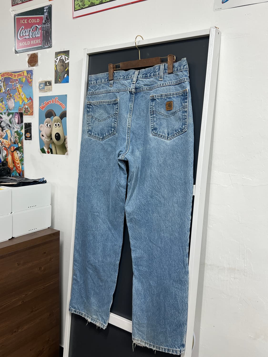 Carhartt 칼하트 릴렉스드핏 연청 데님 팬츠 상품이미지1