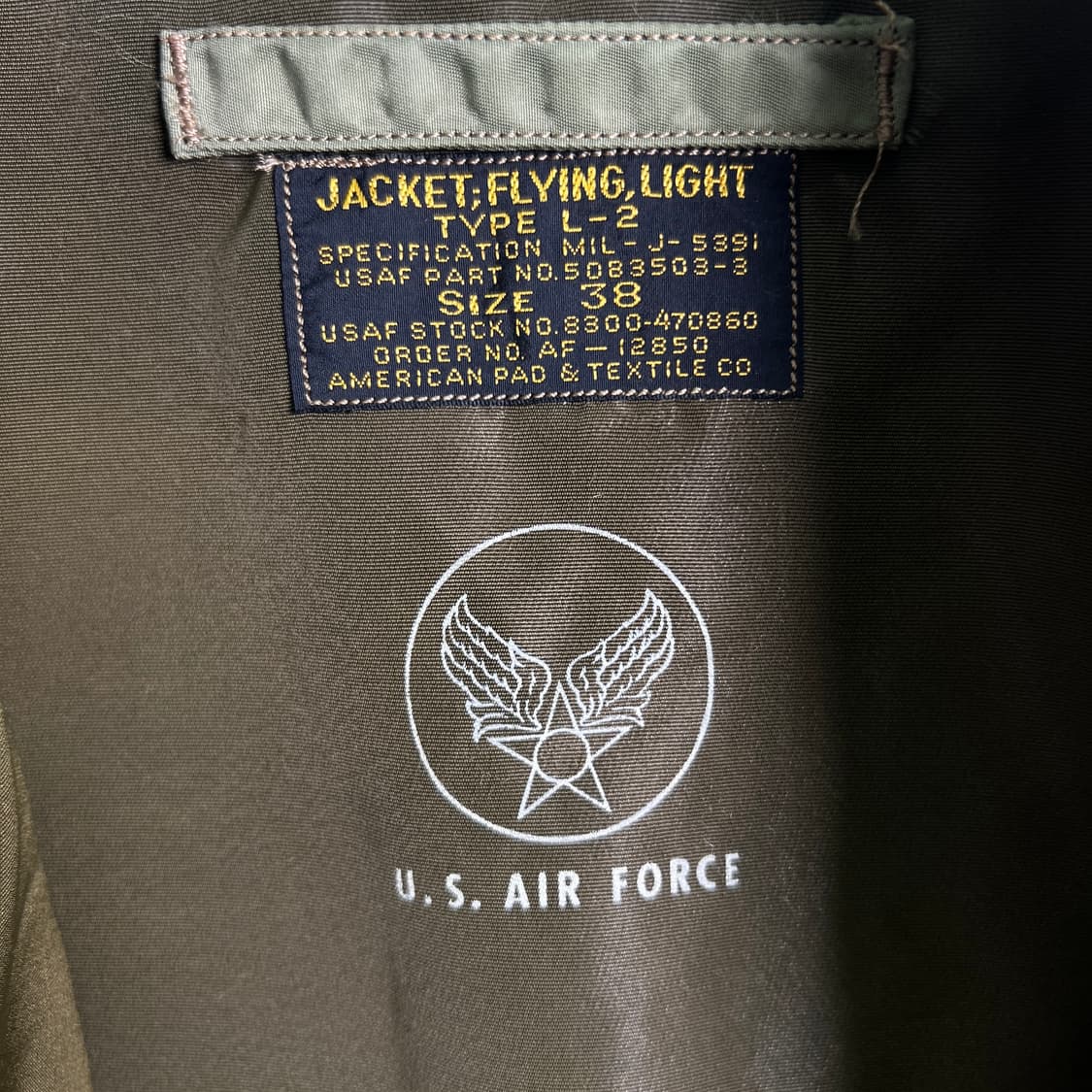 버즈릭슨 L-2 플라이트 항공 점퍼 38 상품이미지3