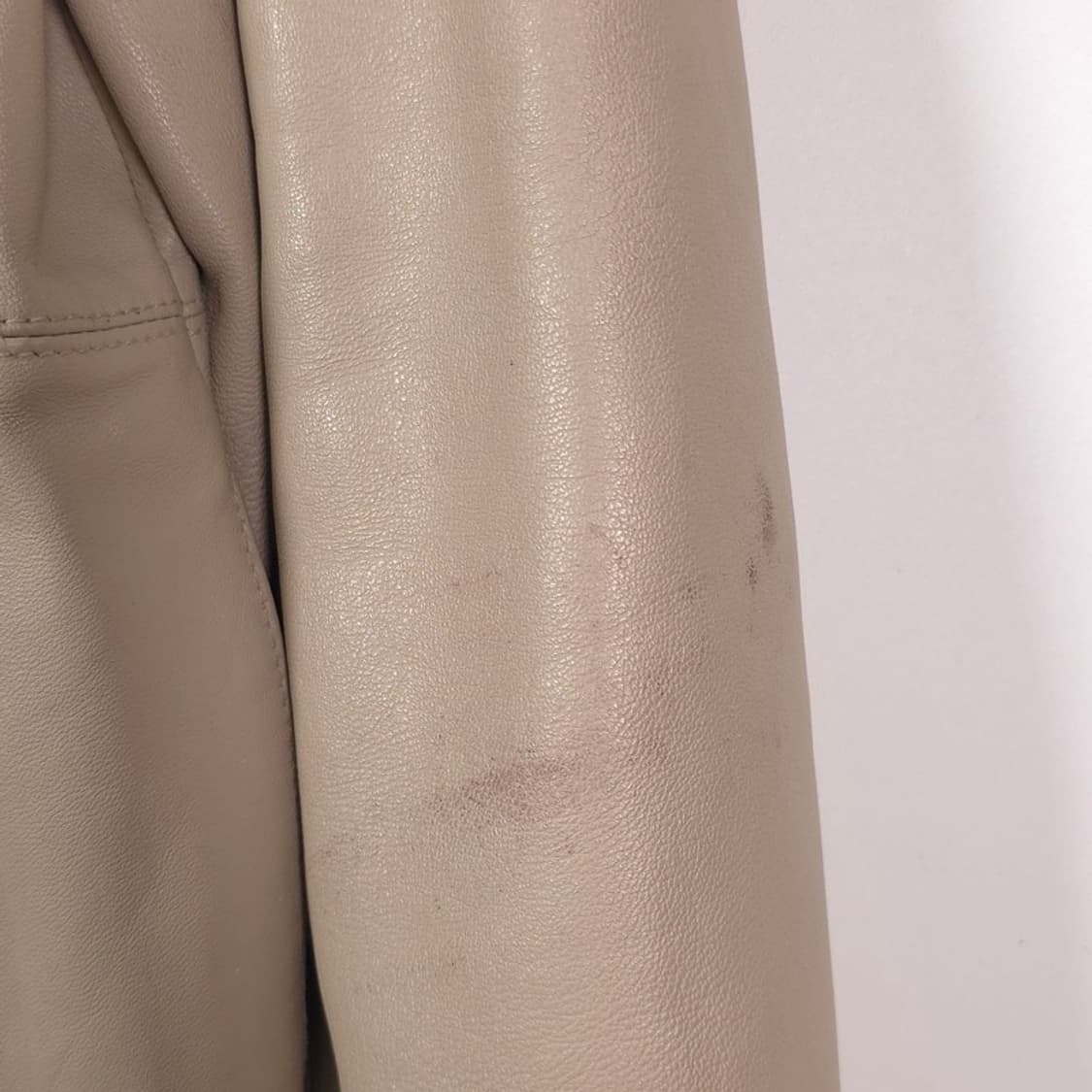 LYON 펀칭 디테일 천연 양가죽 자켓 40 상품이미지5