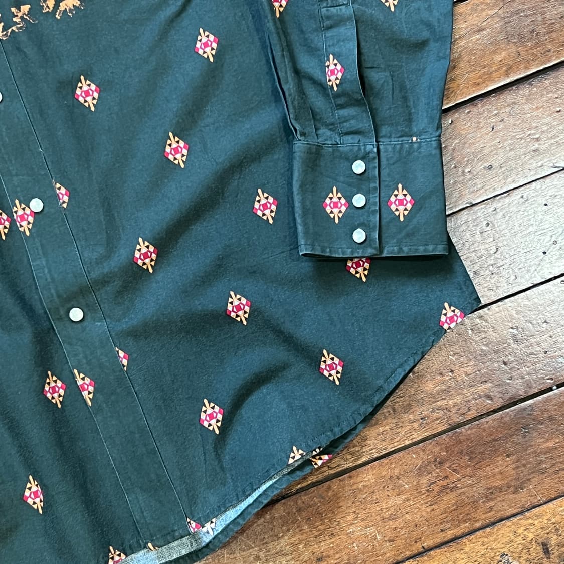 랭글러 패턴 웨스턴 긴팔 셔츠 상품이미지2