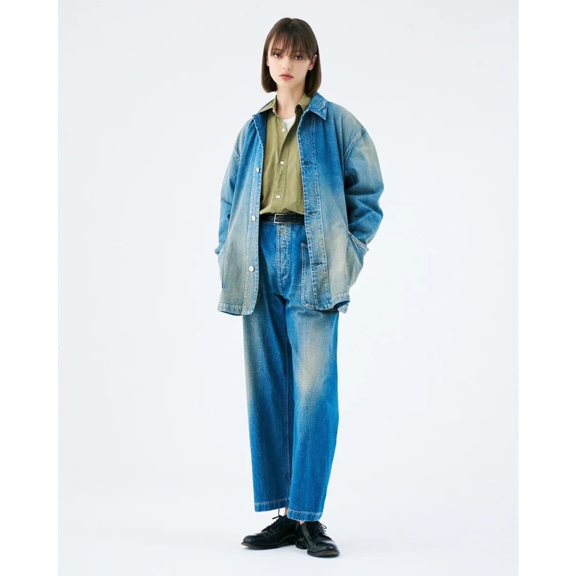 [3]헤릴 Nep denim Utilitypants 상품이미지2