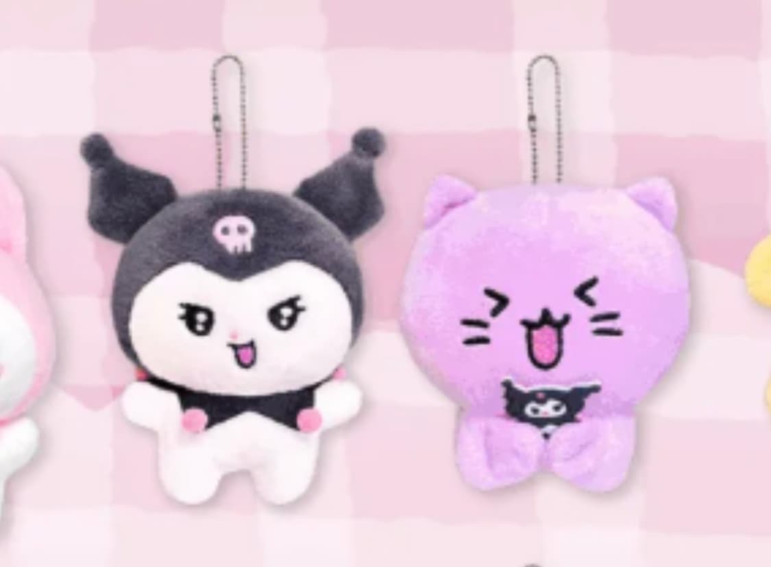 최고심 산리오 쿠로미 콜라보 키링 마스코트 인형 상품이미지3