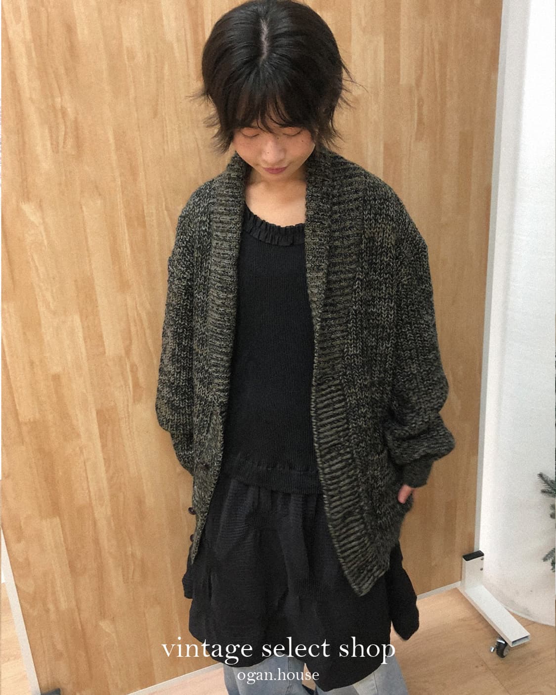 vintage wool cardigan(unisex) 상품이미지5