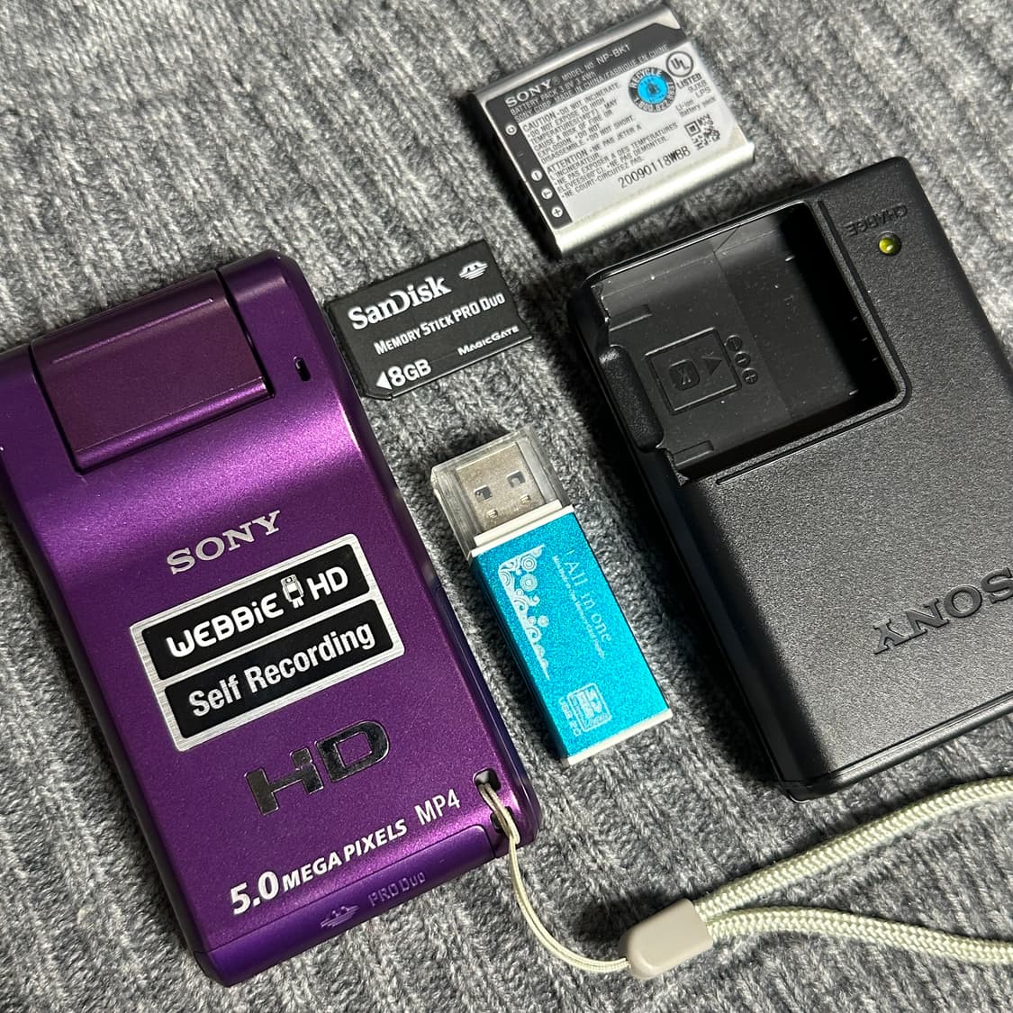 소니 웨비 webbie pm1 디지털 캠코더 (작례 있음) 상품이미지1