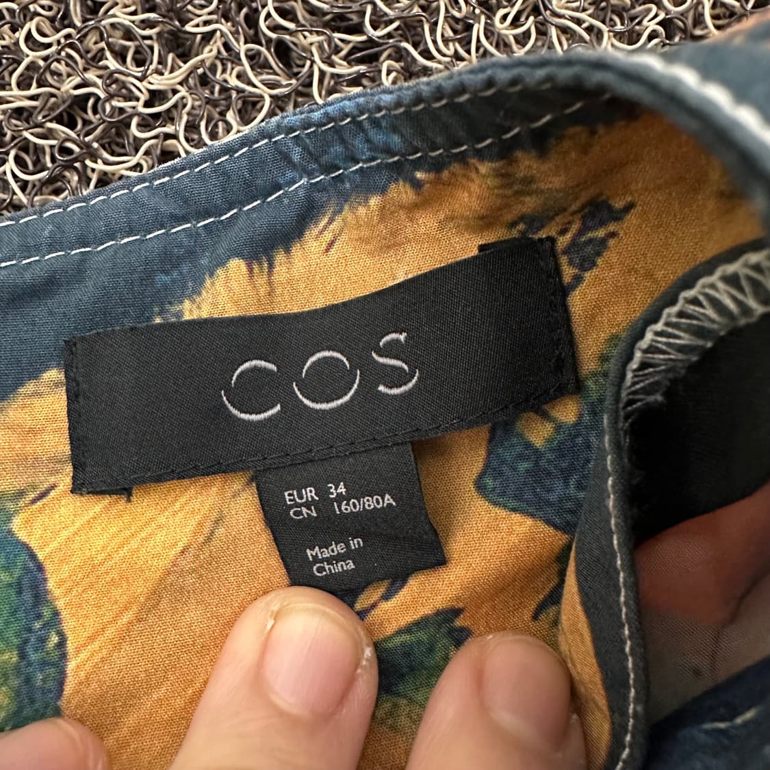 COS 코스 여성 프린트 미니 원피스 34사이즈 상품이미지7