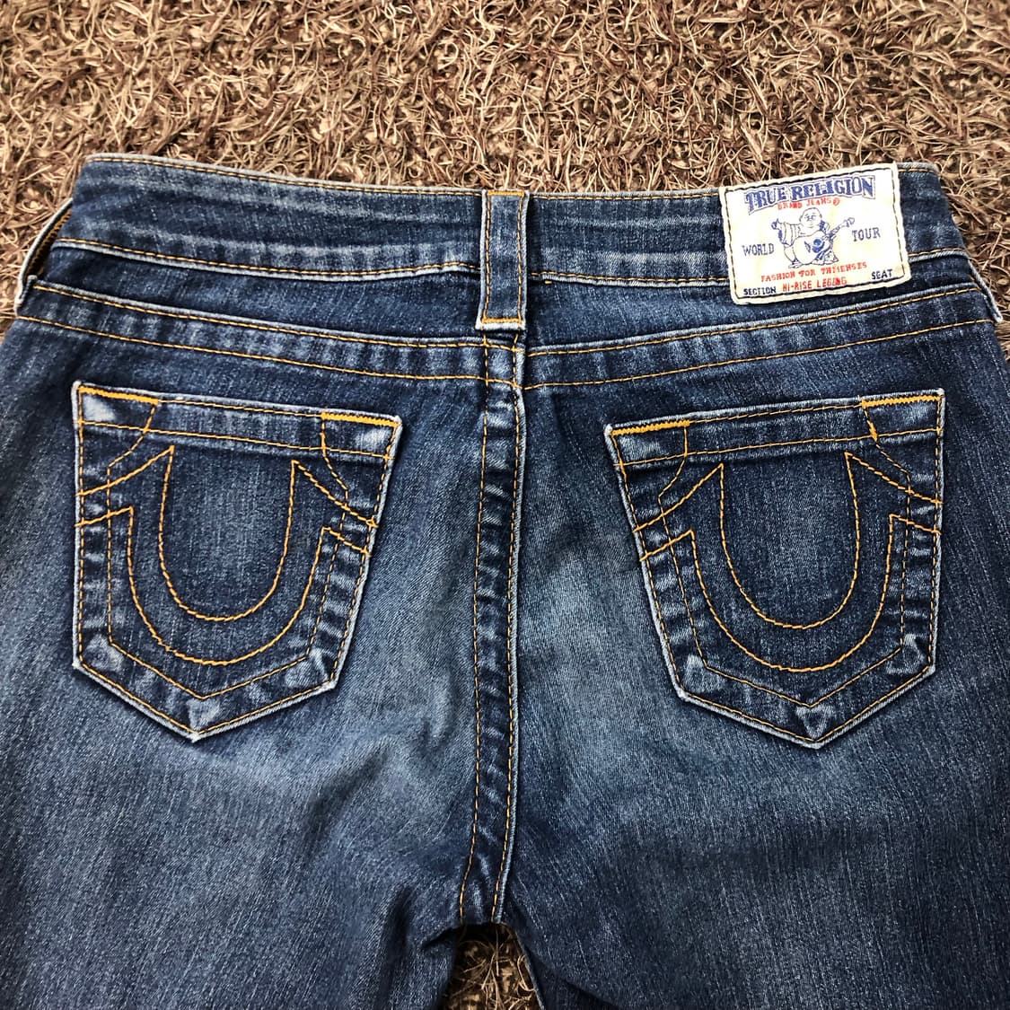 트루릴리전 하이 라이즈 워싱 데님 팬츠 상품이미지5