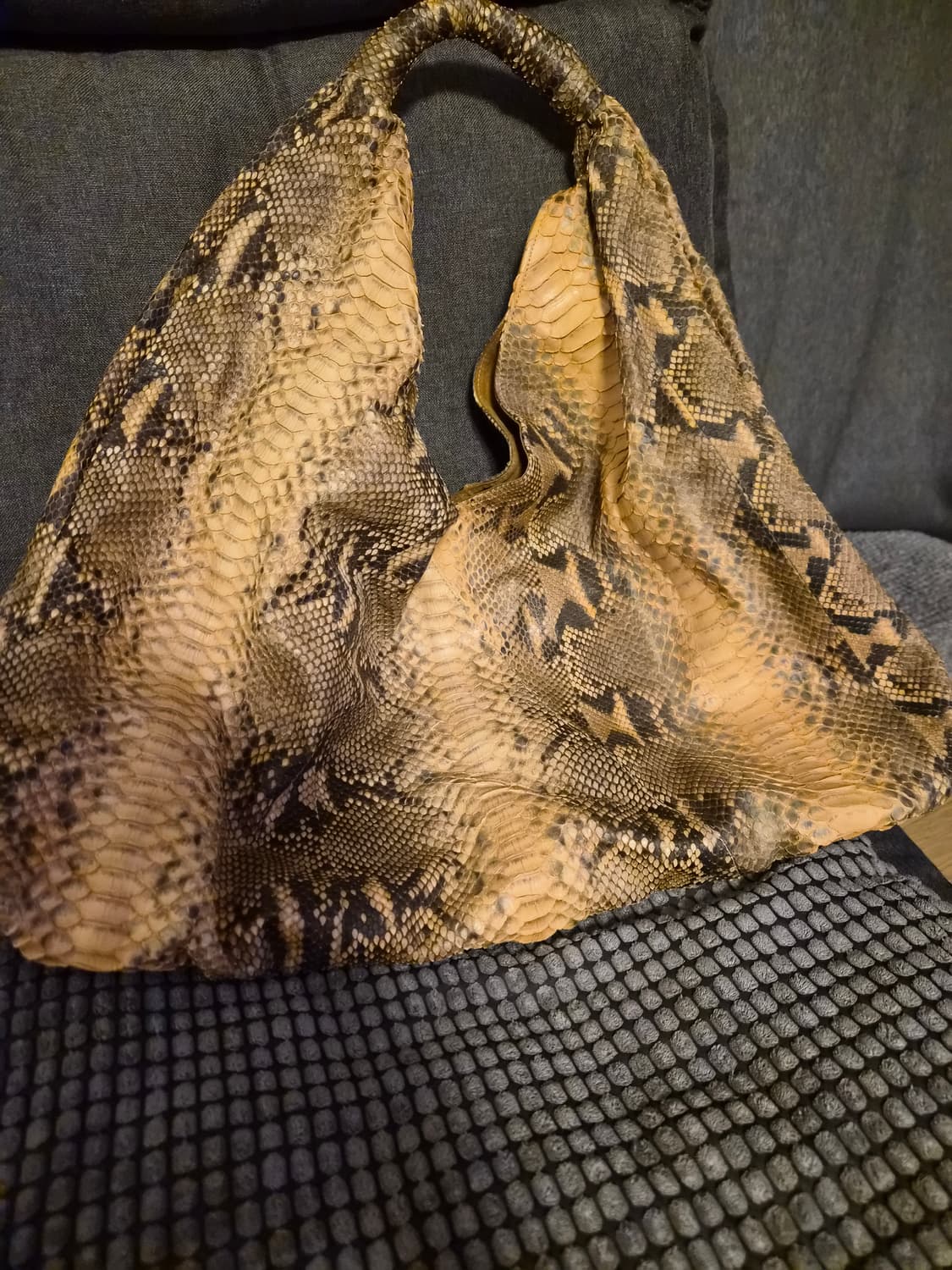 리얼 뱀피 가방 상품이미지4