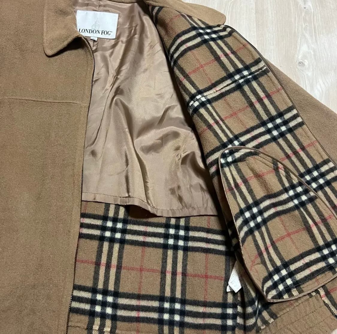 [LONDONFOG] 런던포그 빈티지 체크 카라 자켓 상품이미지6