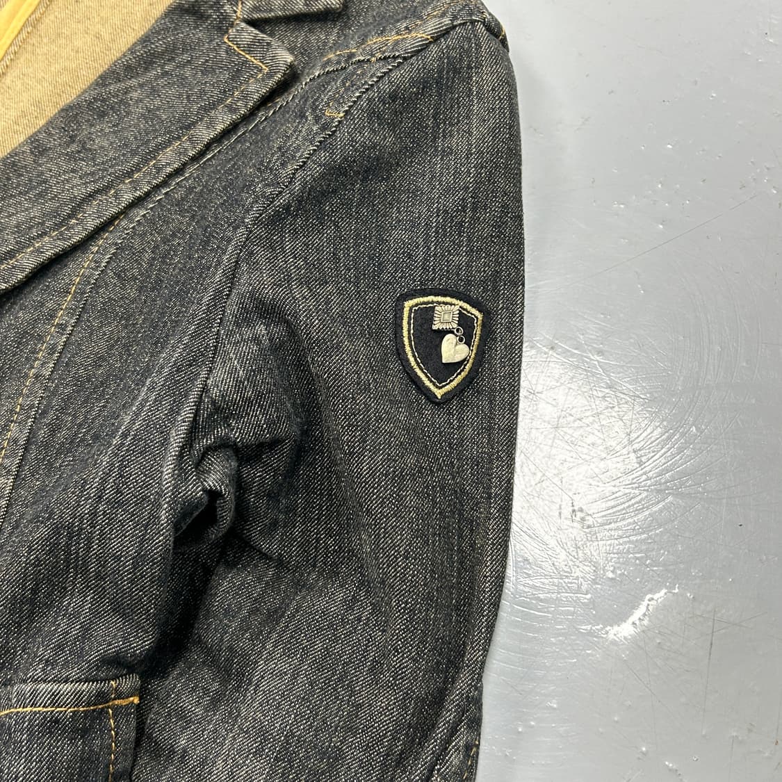 Pride 절개 데님 싱글자켓  상품이미지5