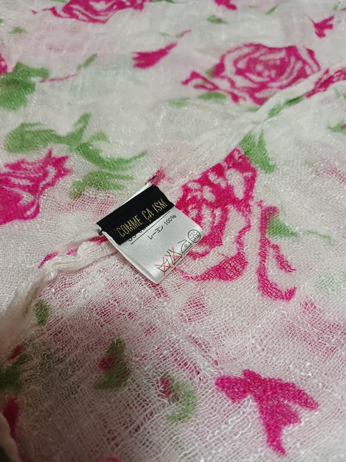 COMME CA ISM 장미스카프 상품이미지3